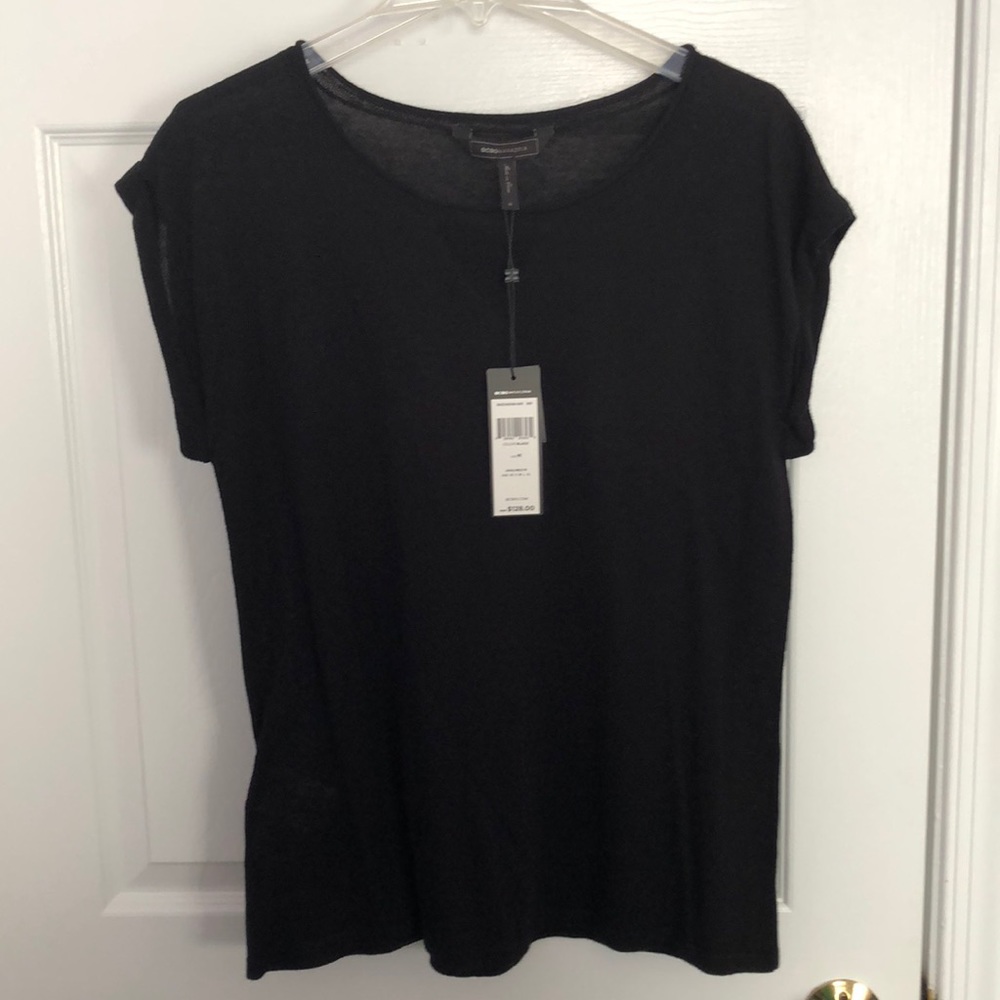 NWT BCBG MaxAzria black sweater/top